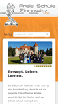 Mobile Screenshot of freie-schule-zinnowitz.de